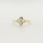 Perfect Love .08ct Diamond Floral Ring