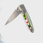 Santa Fe StoneWorks Fordite Damascus 4" Blade Linerlock Knife