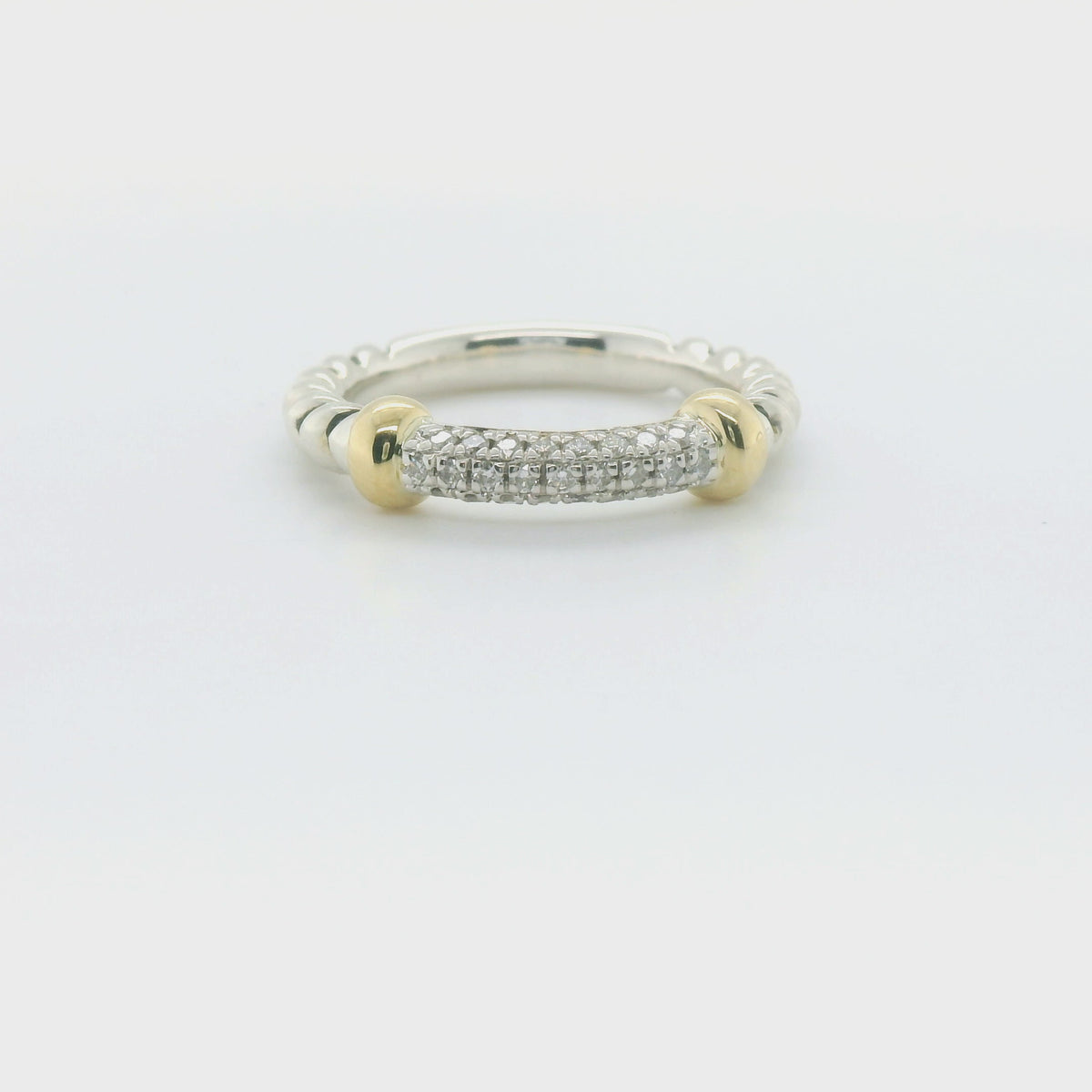 Perfect Love Two-Tone .20ct Diamond Ring