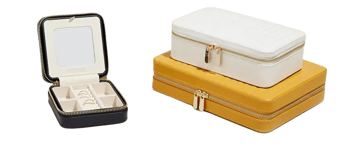 Luxury WOLF jewelry boxes and travel cases featured at HELMUT the Jeweler