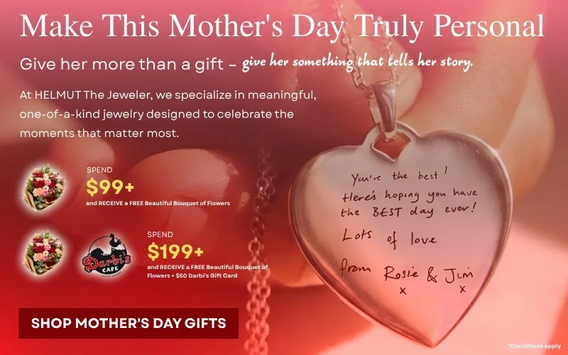 Silver heart pendant with handwritten message