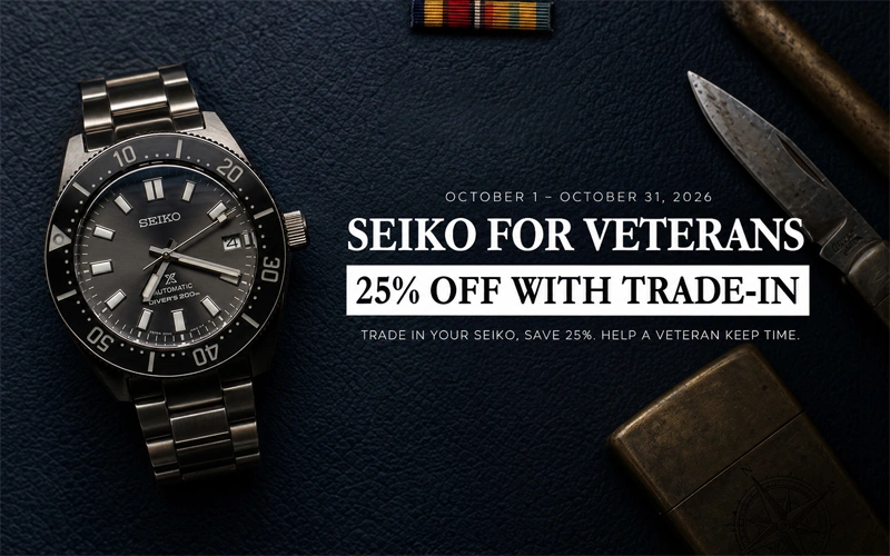 Seiko for Veterans at Helmut The Jeweler