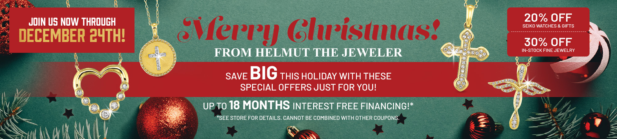 Save Big This Holiday Season with Helmut The Jeweler
