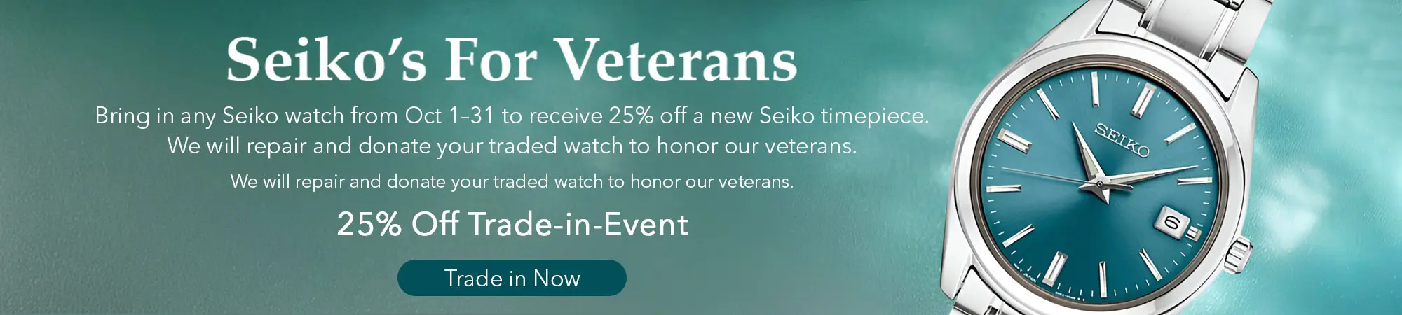 Seiko Watches Sale at Helmut Jewelry