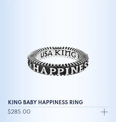 King Baby Happiness Stackable Ring