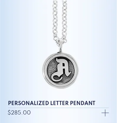King Baby Personalized Letter Pendant